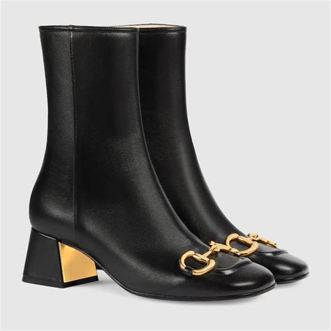 gucci horsebit boots|gucci heeled ankle boots.